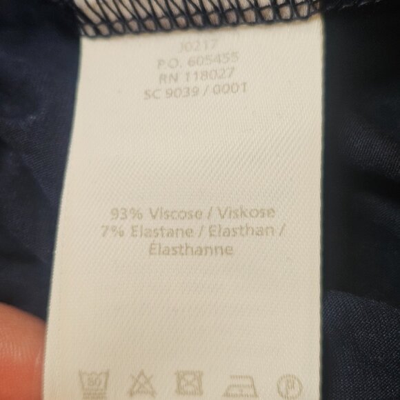 NWT BODEN Navy Tiered Maxi Dress US 12 Viscose Ruffle Sleeve Boho Cottagecore - Picture 9 of 12